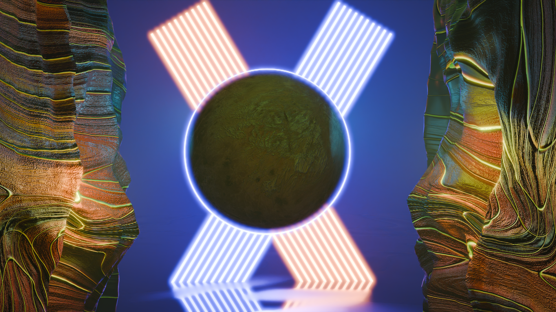 I will make 3d landscapes for you.